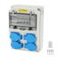 Cosmo Go Wandverteiler mit 4xSchuko-Steckdose16A 250V, 4xCEE Steckdosen 16A 1P