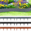 Cosmo Go Rasenkante Gartenpalisade Rattan-Optik