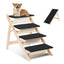 Cosmo Go Hundetreppe 2 in 1 Hunderampe Klappbare 4-Stufig Belastung 80kg