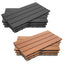 Cosmo Go WPC Terrassenfliesen 30x60cm 6er Set in Holzoptik