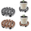 Cosmo Go WPC Pflanzenroller Rund mit Rollen Tragkraft 80 kg