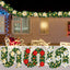 Cosmo Go Weihnachtsgirlande 2.7m mit Blumen