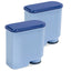 Cosmo Go 2x Wasserfilter Kaffeemaschinenfilter für Philips AquaClean