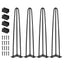 Cosmo Go Hairpin Legs Tischbeine Metall schwarz