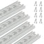 Cosmo Go Airlineschiene 4x 1m Aluminium mit 8 Doppelhaken