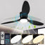 Cosmo Go Deckenventilator Lüfter LED Deckenlampe 40W