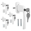 Cosmo Go Fenstergriff Abschließbar Aluminium mit Key
