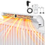 Cosmo Go Heizkörper Ventilator Heizverstärker 6 Auslässen und Beleuchtung
