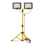 Cosmo Go LED Baustrahler 2 x 50W/100W/200W mit Stativ Einstellbar