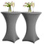 Cosmo Go Stehtischhusse Stretch Tischdecke Grau