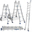 Cosmo Go Teleskopleiter Multifunktionsleiter 3 in 1 Aluleiter