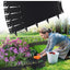 Cosmo Go Rasenkante Metall Beetumrandung mit Dornen 15cm/18cm Schwarz