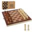 Cosmo Go Schachspiel 3 in 1 Faltbares Schachbrett 29x29CM
