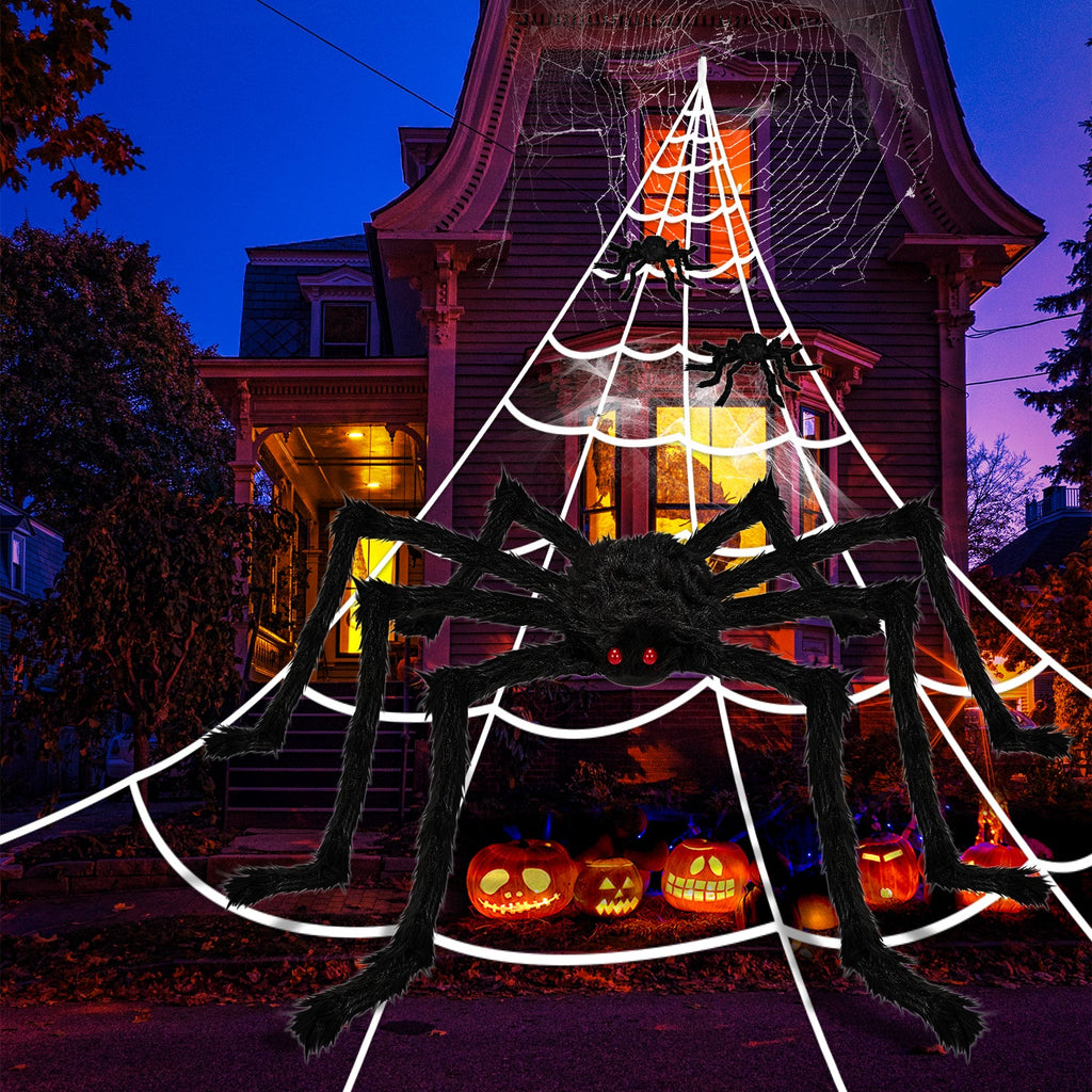 Cosmo Go Spinnennetz Deko Halloween Deko 5m/7m