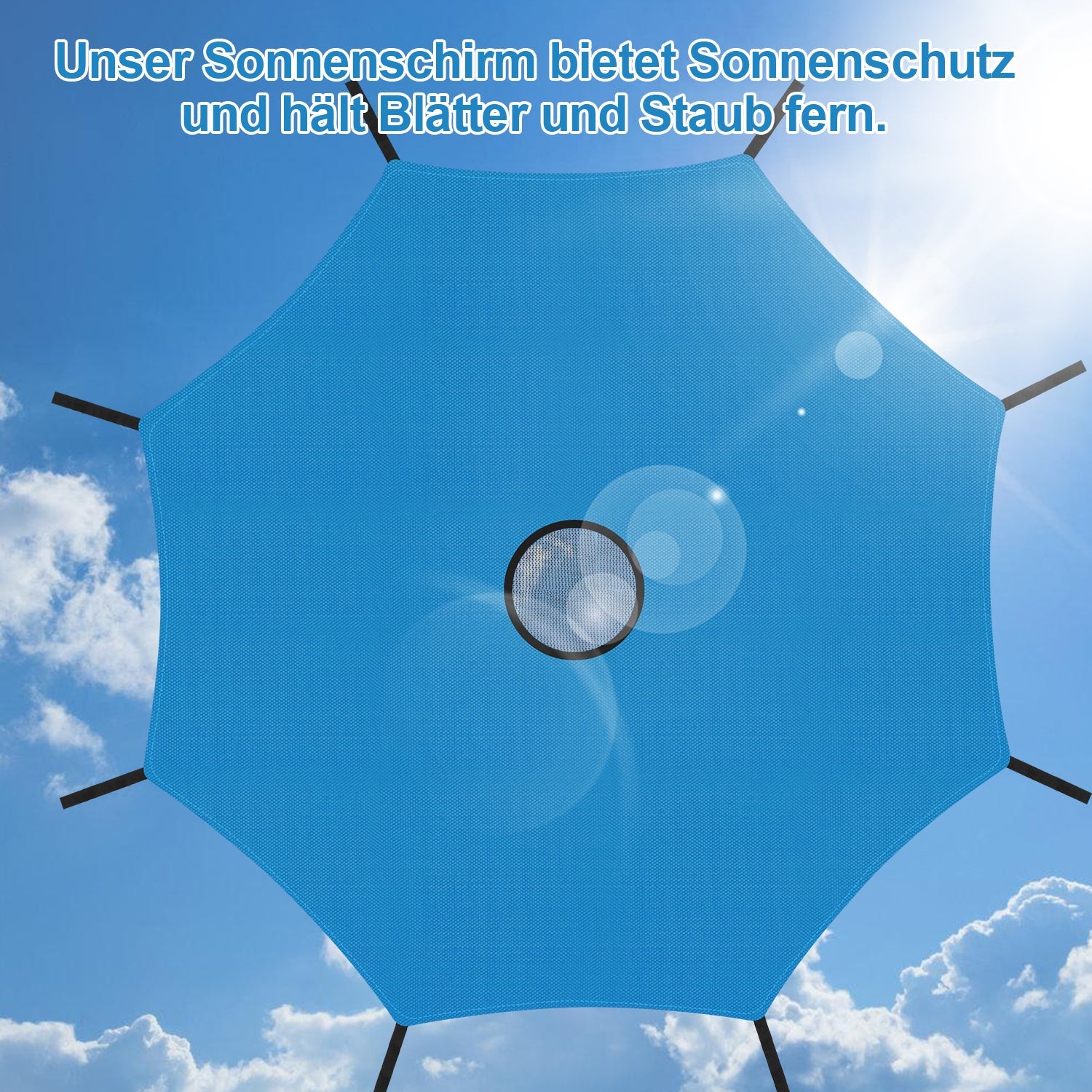 Cosmo Go Trampolin Abdeckung Sonnenschutz Ø 244cm Ø 306cm