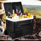 Cosmo Go Kompressor Kühlbox Kühlschrank 50L KFZ APP