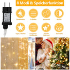 Cosmo Go LED Eisregen Lichterkette 200/400/600 LEDs