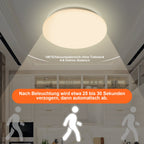 Cosmo Go LED Deckenlampe mit Bewegungsmelder 12W Warmweiß