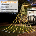 Cosmo Go LED Lichterkette mit Sternen mit 9 Girlanden