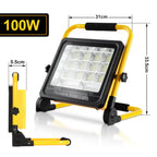 Cosmo Go LED Akku Fluter Baustrahler Solar 50W/100W