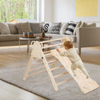 Cosmo Go Klettergerüst Indoor 3-in-1  mit Bogen/Rutsche/Dreieck