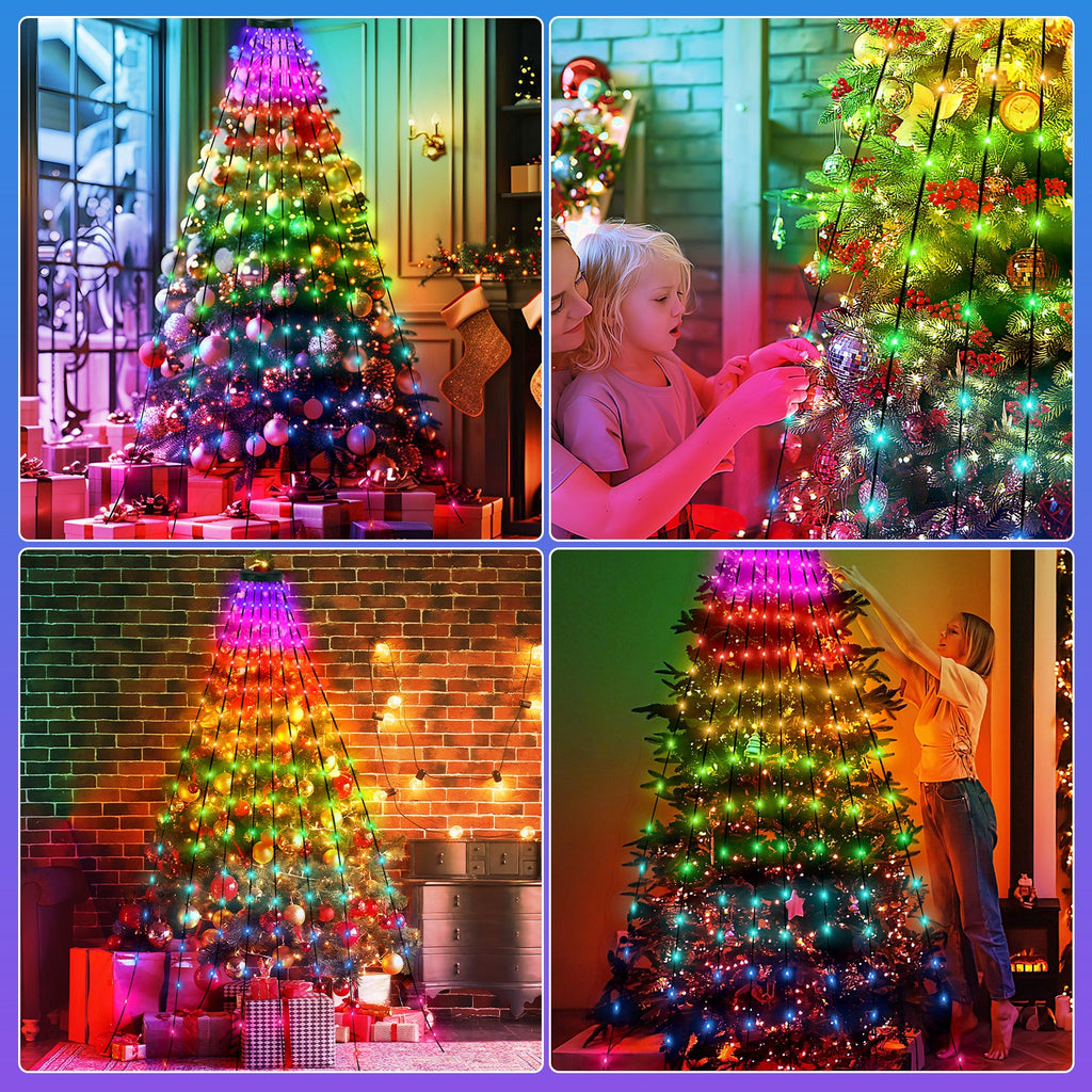 Cosmo Go Christbaumbeleuchtung mit APP-Kontrolle 160 LEDs IP67