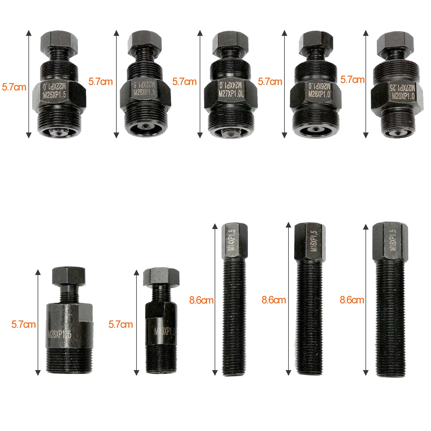 Cosmo Go 10tlg Polradabzieher für Roller Motorrad