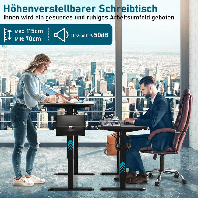 Cosmo Go Schreibtisch Höhenverstellbar Elektrisch Computertisch Main Image