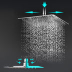 Cosmo Go  Regendusche Duschkopf Edelstahl 304