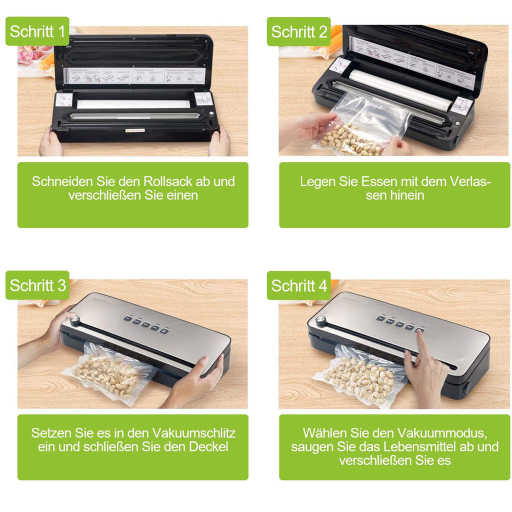 Cosmo Go 2 rollen Vakuumrollen Folienschlauch 20 x 600 cm