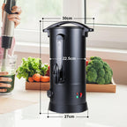 Cosmo Go Glühweinkocher Glühweintopf Edelstahl 1800W 10L