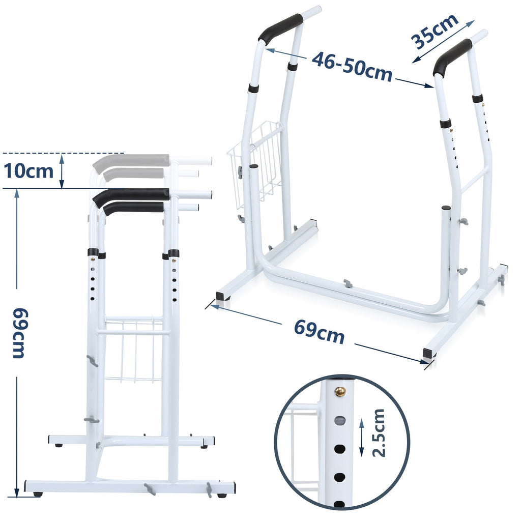 Cosmo Go Toiletten Aufstehhilfe Toilettenstütze Höhenverstellbar