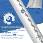 Cosmo Go Airlineschiene 4x 1m Aluminium für Wohnmobile und LKW