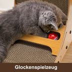 Cosmo Go Katzen Kratzbrett L förmig Kratzpappe