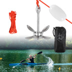 Cosmo Go Bootsanker mit 6mm x 20m Seil Faltanker 0.7kg/1.5kg