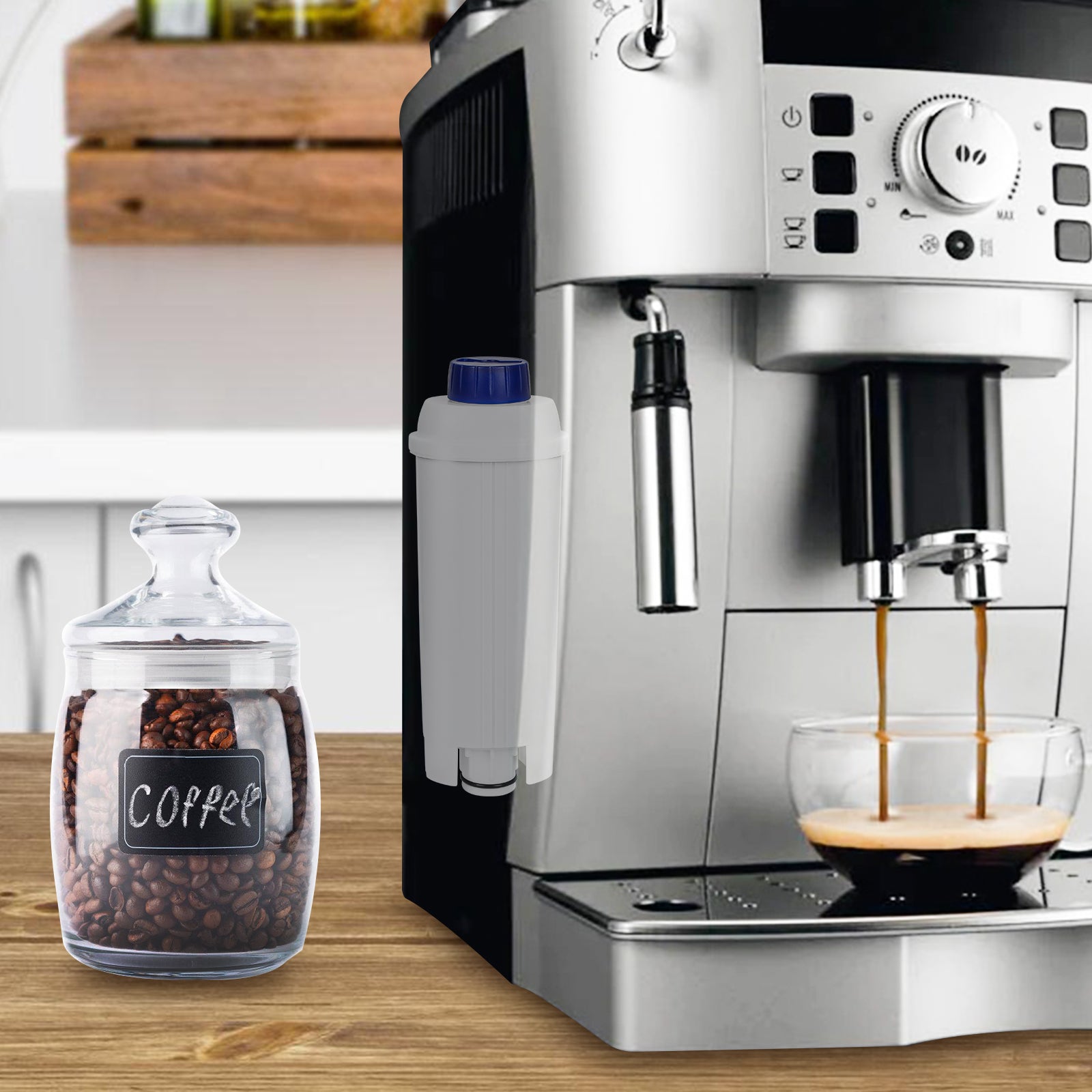 Cosmo Go Wasserfilter für Delonghi kompatibel für DLSC002 ECAM ETAM