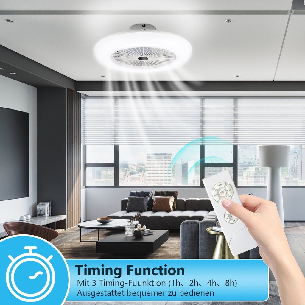 Cosmo Go Deckenventilator mit Beleuchtung 80W