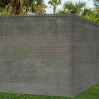 Cosmo Go Sichtschutz HDPE Windschutz Schattennetz Grün/Grau