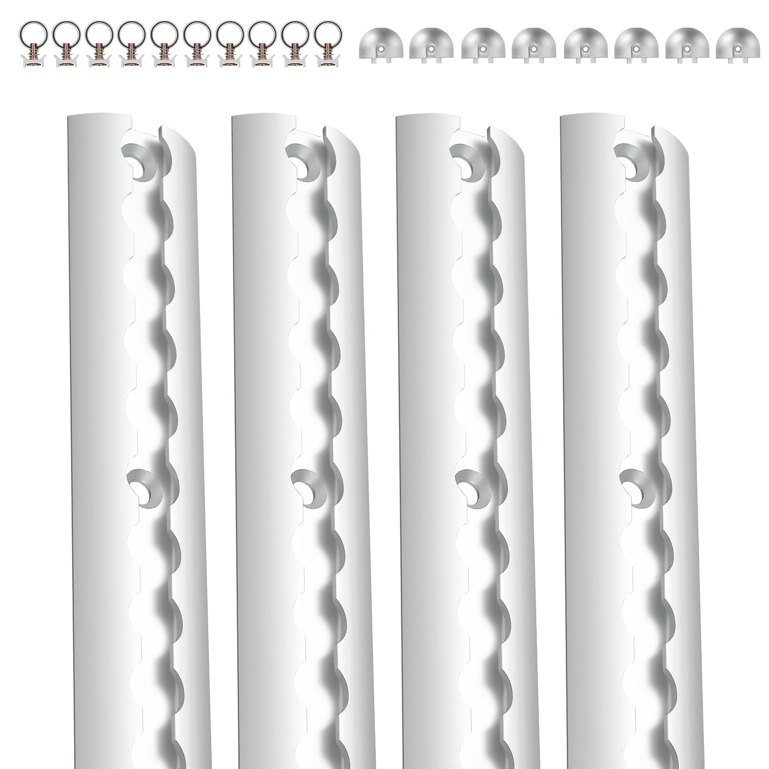 Cosmo Go Airlineschiene 4x 1m Aluminium für Wohnmobile und LKW