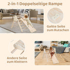Cosmo Go Klettergerüst Indoor 3-in-1  mit Bogen/Rutsche/Dreieck