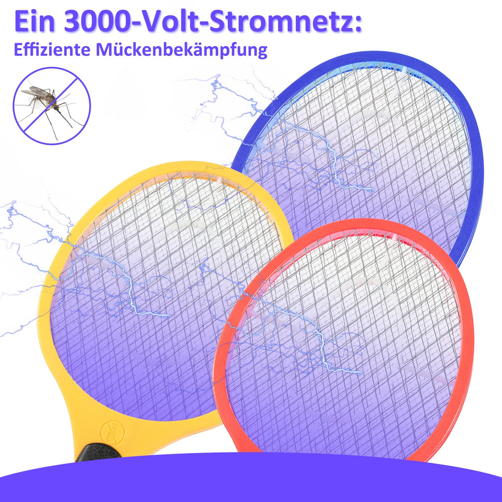 Cosmo Go 3 Stück Elektrische Fliegenklatsche