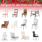 Cosmo Go Weihnachten Stuhlhussen 6er Set