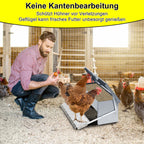 Cosmo Go Futterautomat für hühner Fußpedal selbstöffnender 5kg
