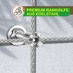 Cosmo Go Rankhilfe Edelstahl für Kletterpflanzen 12m