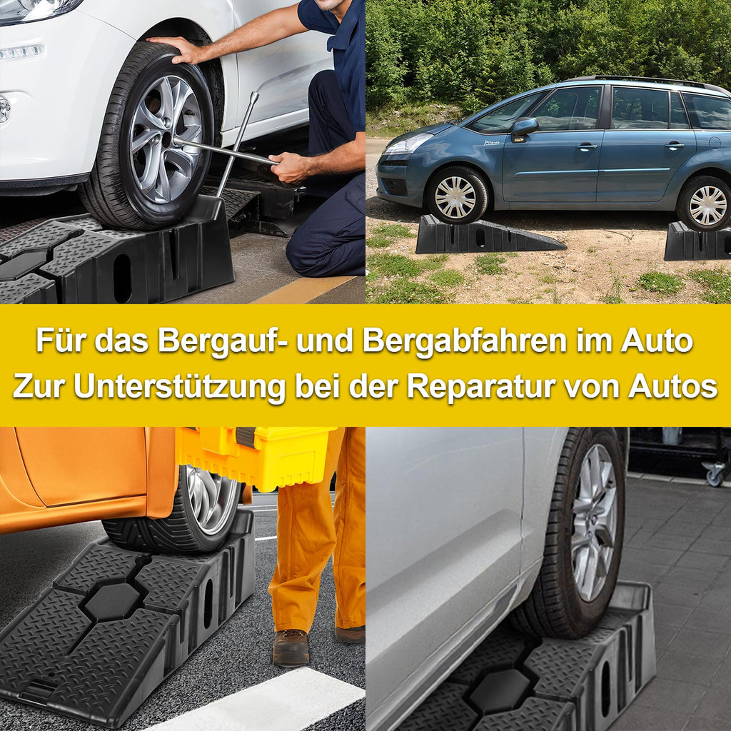 Cosmo Go 2er-Set Kunststoff Auffahrrampe bis 2.5T