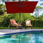 Cosmo Go Ampelschirm 300 x 300 cm Sonnenschirm 360° Drehbar