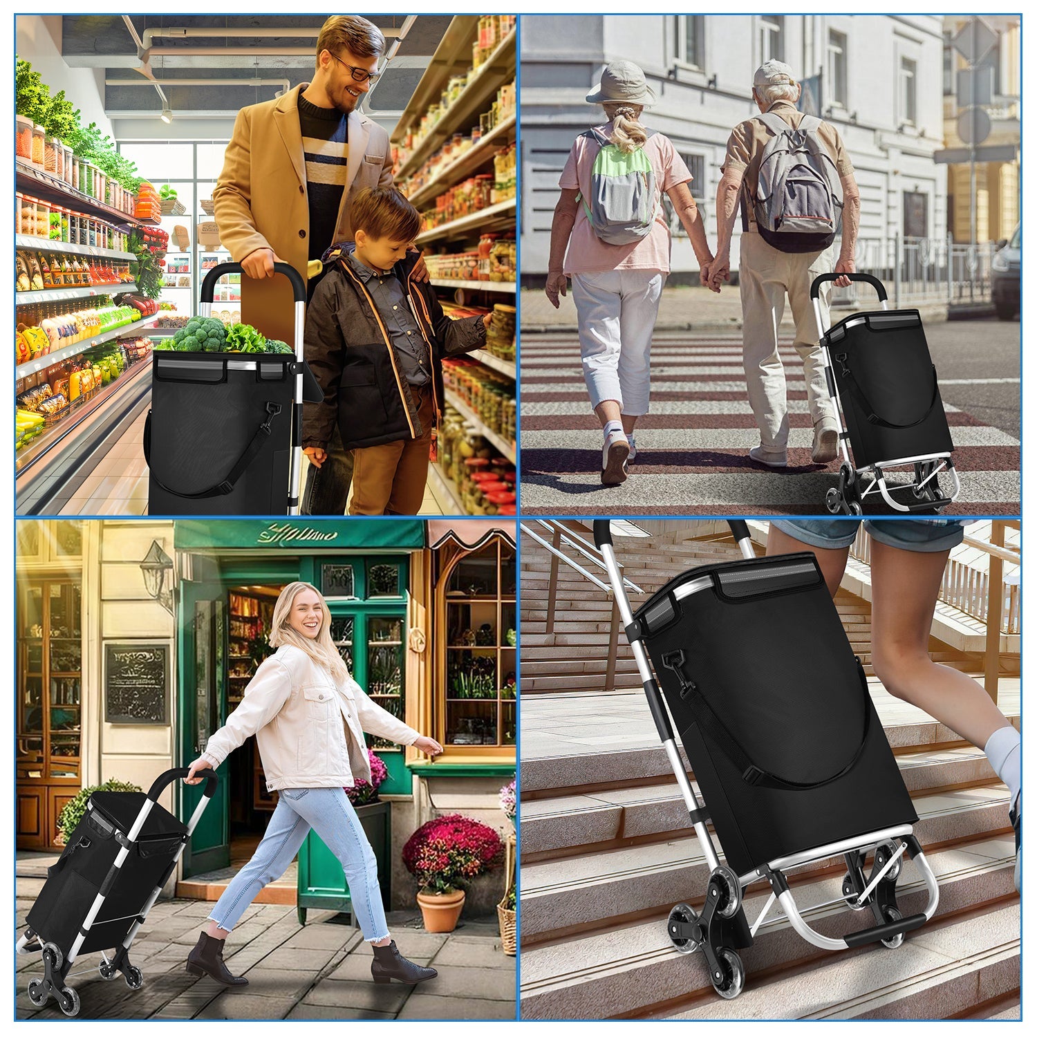 Cosmo Go Einkaufswagen Marktroller Thermo klappbar