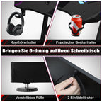 Cosmo Go Gaming Schreibtisch Gaming Tisch 120/140cm