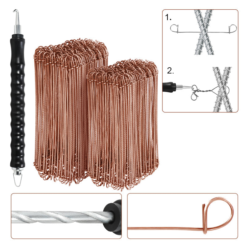 Cosmo Go Rödeldraht Ø1,0 x 100 mm/140mm Betonbindedraht 1000 Stk