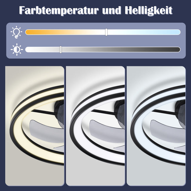 Cosmo Go Deckenventilator Ventilator mit Fernbedienung und Beleuchtung Main Image